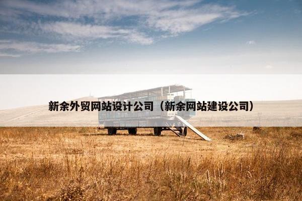 新余外贸网站设计公司（新余网站建设公司）