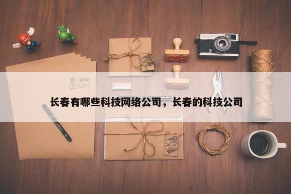 长春有哪些科技网络公司，长春的科技公司