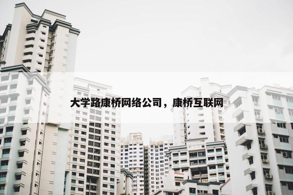 大学路康桥网络公司，康桥互联网