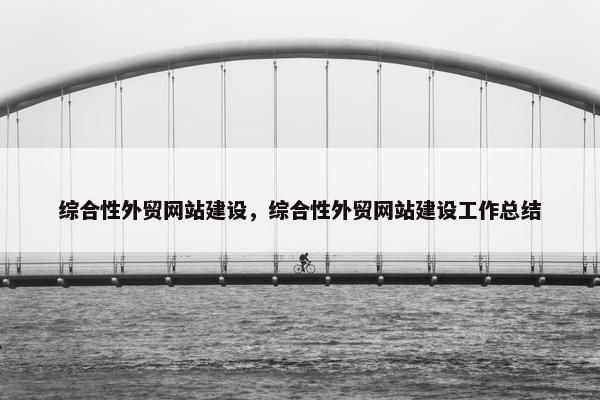 综合性外贸网站建设，综合性外贸网站建设工作总结