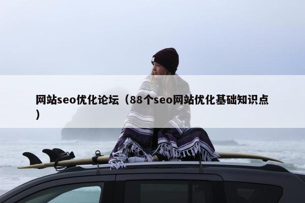 网站seo优化论坛（88个seo网站优化基础知识点）