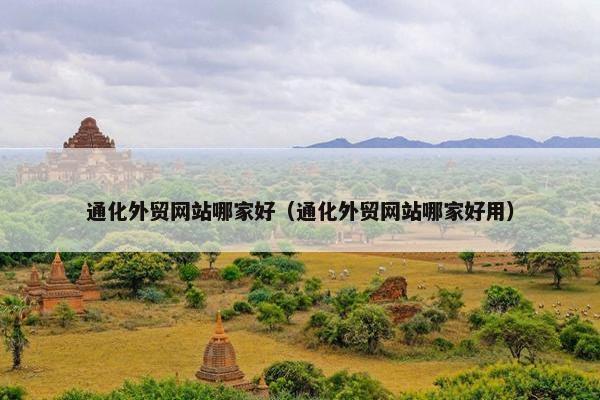 通化外贸网站哪家好（通化外贸网站哪家好用）