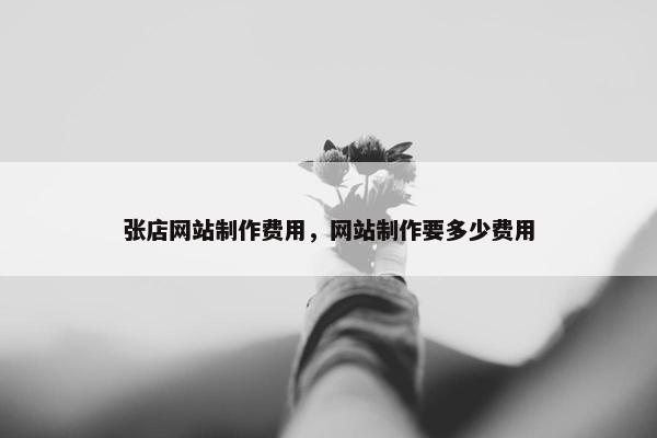 张店网站制作费用，网站制作要多少费用