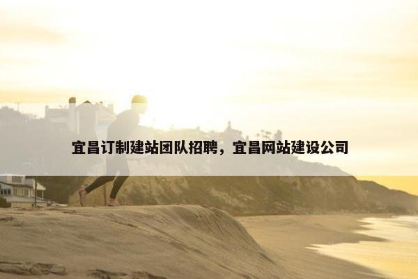 宜昌订制建站团队招聘，宜昌网站建设公司