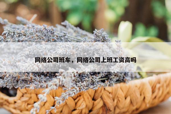 网络公司班车，网络公司上班工资高吗