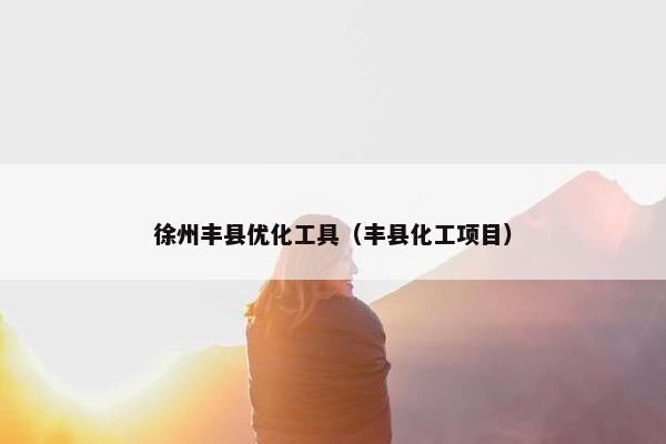 徐州丰县优化工具（丰县化工项目）