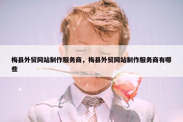 梅县外贸网站制作服务商，梅县外贸网站制作服务商有哪些