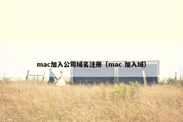 mac加入公司域名注册（mac 加入域）