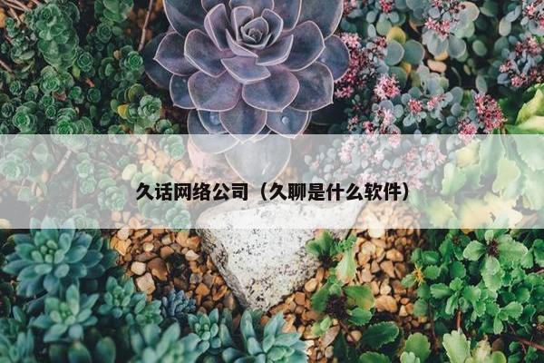 久话网络公司（久聊是什么软件）
