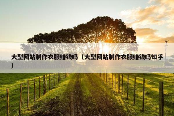 大型网站制作衣服赚钱吗（大型网站制作衣服赚钱吗知乎）