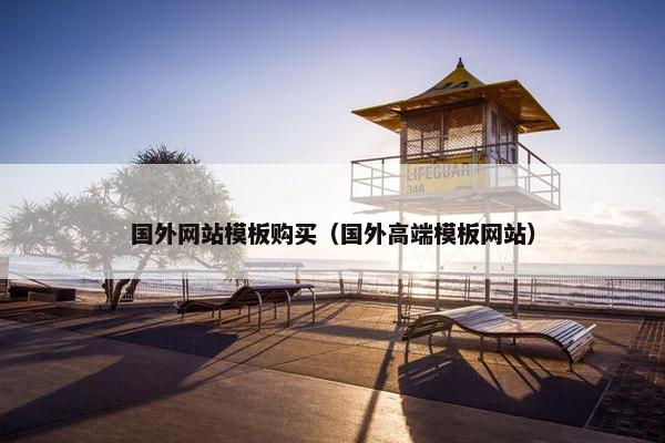 国外网站模板购买（国外高端模板网站）