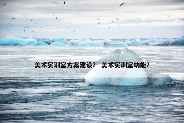 美术实训室方案建设？ 美术实训室功能？