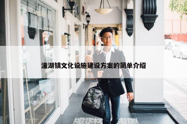 潼湖镇文化设施建设方案的简单介绍
