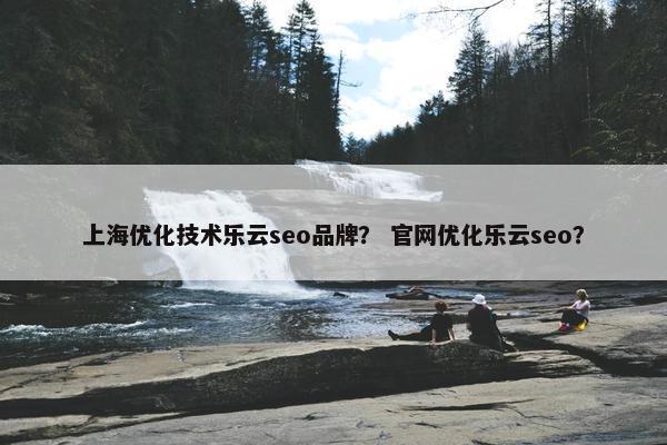 上海优化技术乐云seo品牌？ 官网优化乐云seo？