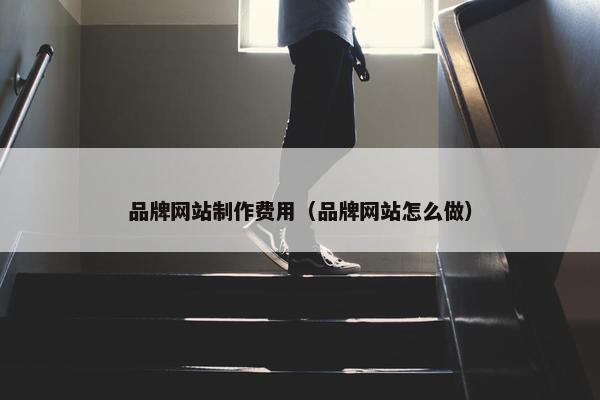 品牌网站制作费用（品牌网站怎么做）