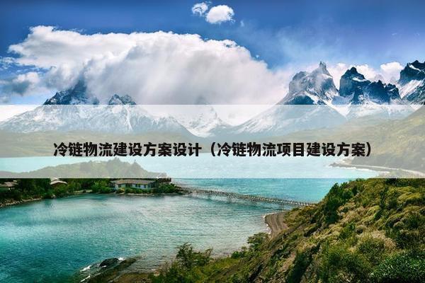 冷链物流建设方案设计（冷链物流项目建设方案）