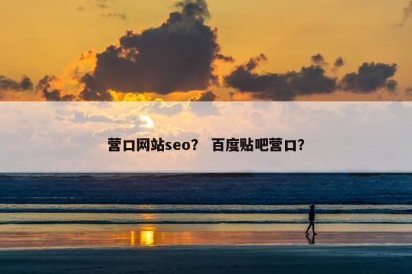 营口网站seo？ 百度贴吧营口？