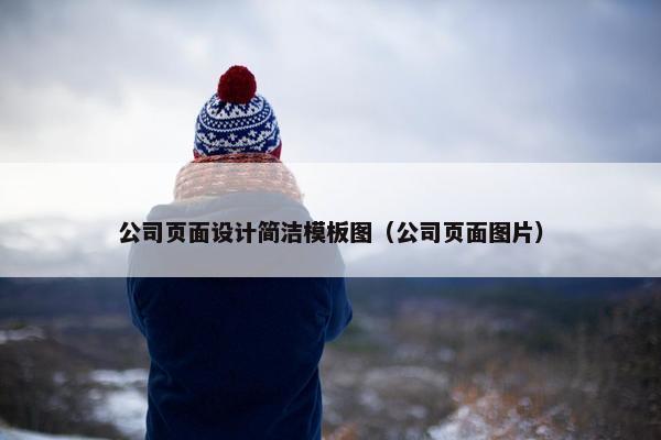 公司页面设计简洁模板图（公司页面图片）
