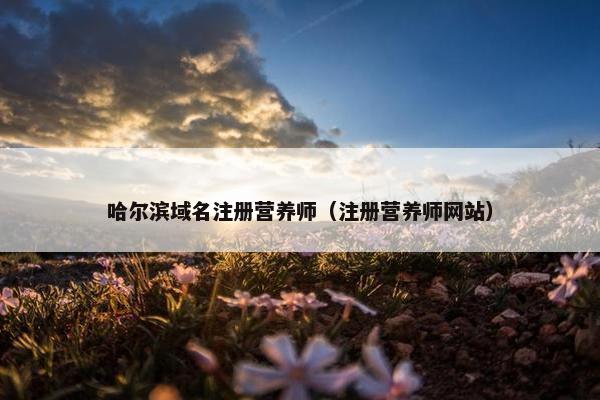 哈尔滨域名注册营养师（注册营养师网站）