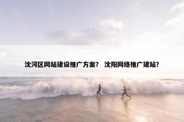沈河区网站建设推广方案？ 沈阳网络推广建站？