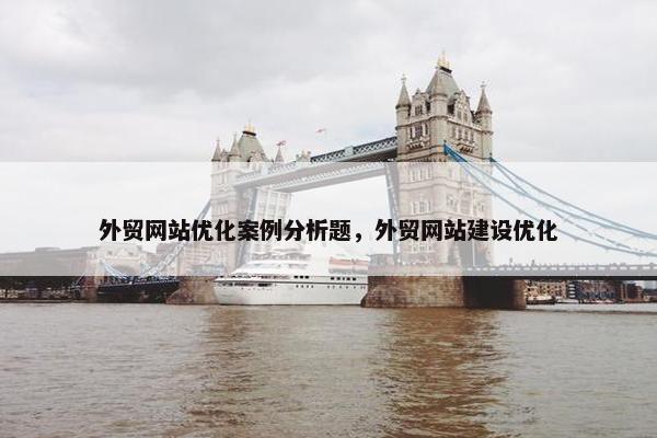 外贸网站优化案例分析题，外贸网站建设优化