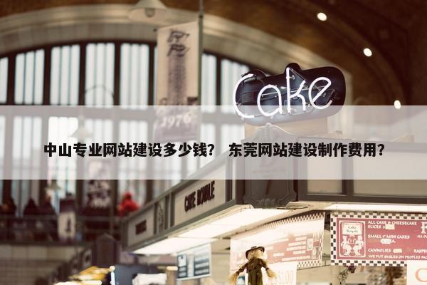 中山专业网站建设多少钱？ 东莞网站建设制作费用？