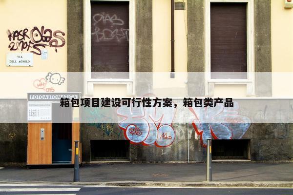 箱包项目建设可行性方案，箱包类产品