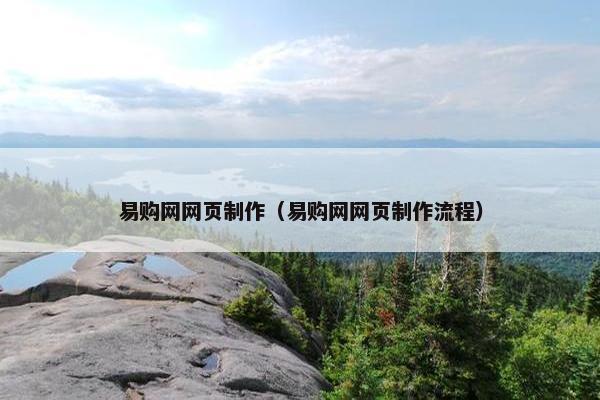 易购网网页制作（易购网网页制作流程）