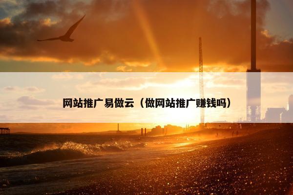 网站推广易做云（做网站推广赚钱吗）