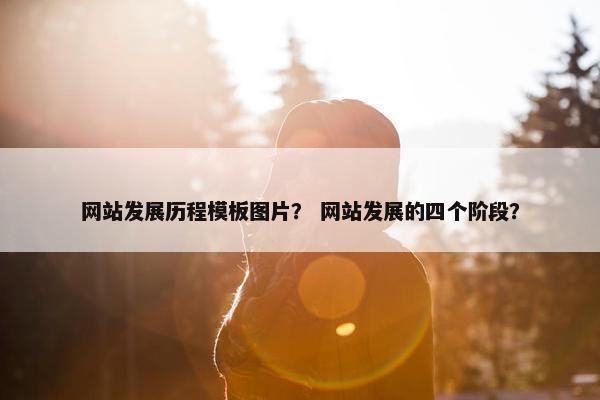 网站发展历程模板图片？ 网站发展的四个阶段？