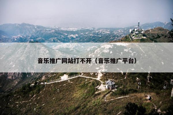音乐推广网站打不开（音乐推广平台）