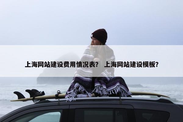 上海网站建设费用情况表？ 上海网站建设模板？