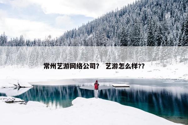 常州艺游网络公司？ 艺游怎么样?？