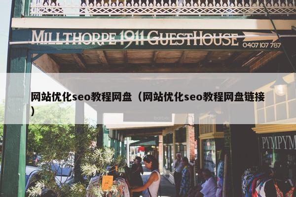 网站优化seo教程网盘（网站优化seo教程网盘链接）