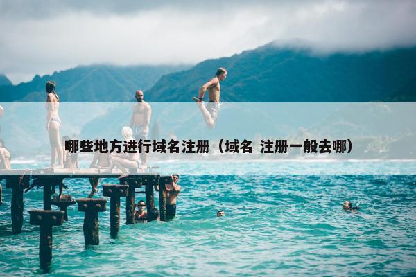 哪些地方进行域名注册（域名 注册一般去哪）