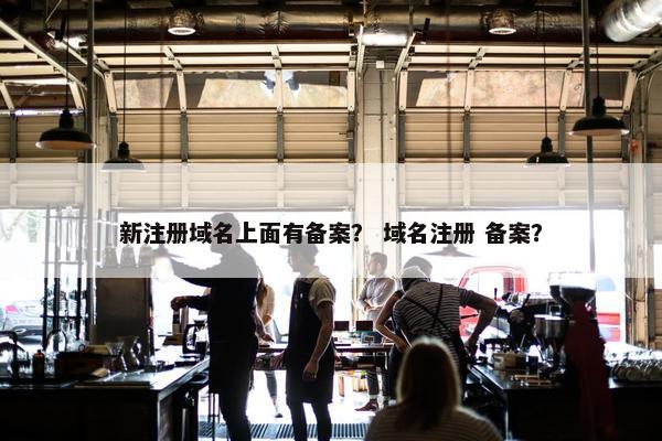新注册域名上面有备案？ 域名注册 备案？