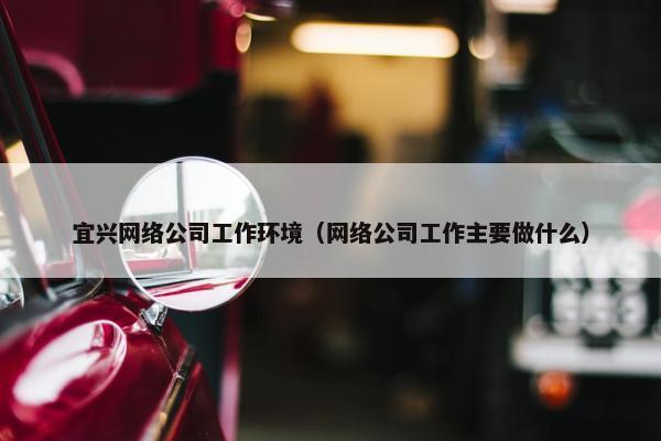 宜兴网络公司工作环境（网络公司工作主要做什么）