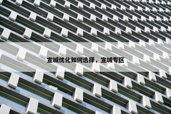 宣城优化如何选择，宣城专区