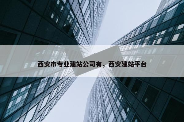 西安市专业建站公司有，西安建站平台