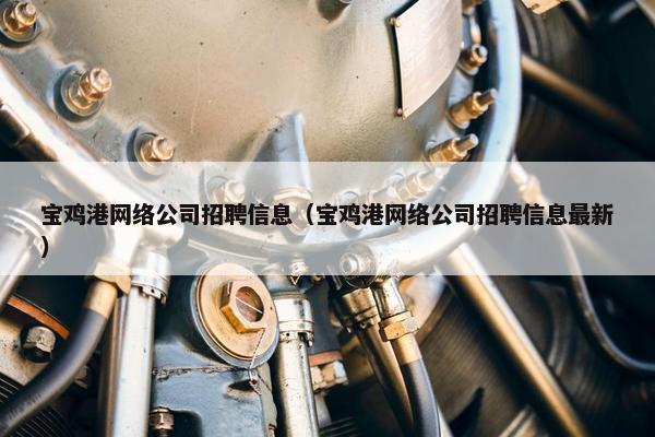 宝鸡港网络公司招聘信息（宝鸡港网络公司招聘信息最新）