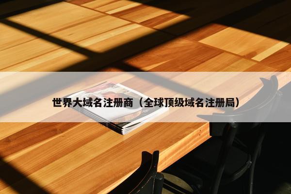 世界大域名注册商（全球顶级域名注册局）