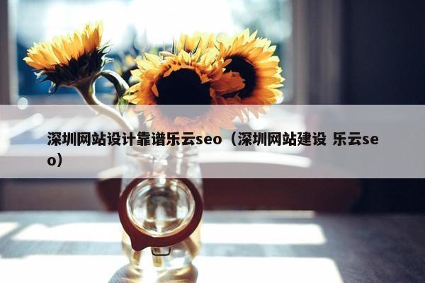 深圳网站设计靠谱乐云seo（深圳网站建设 乐云seo）
